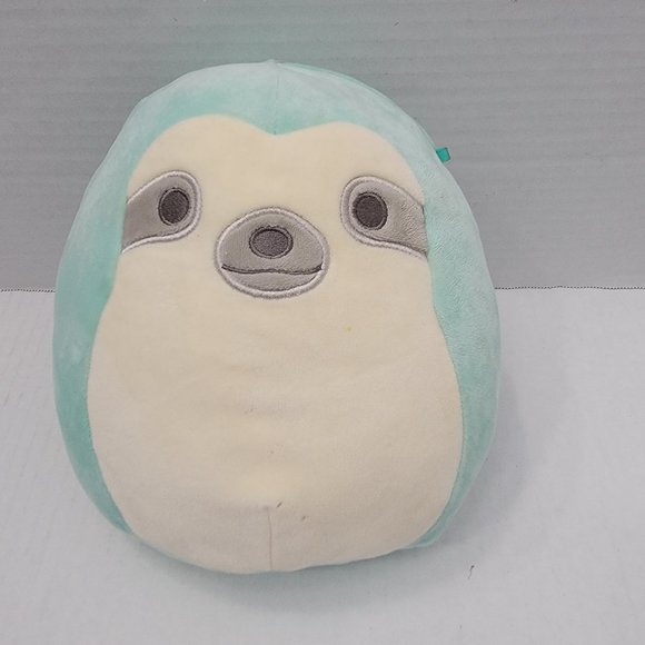 Kellytoy Plush Mint Green / Aqua SLOTH Squishmallow 9" - Picture 1 of 11